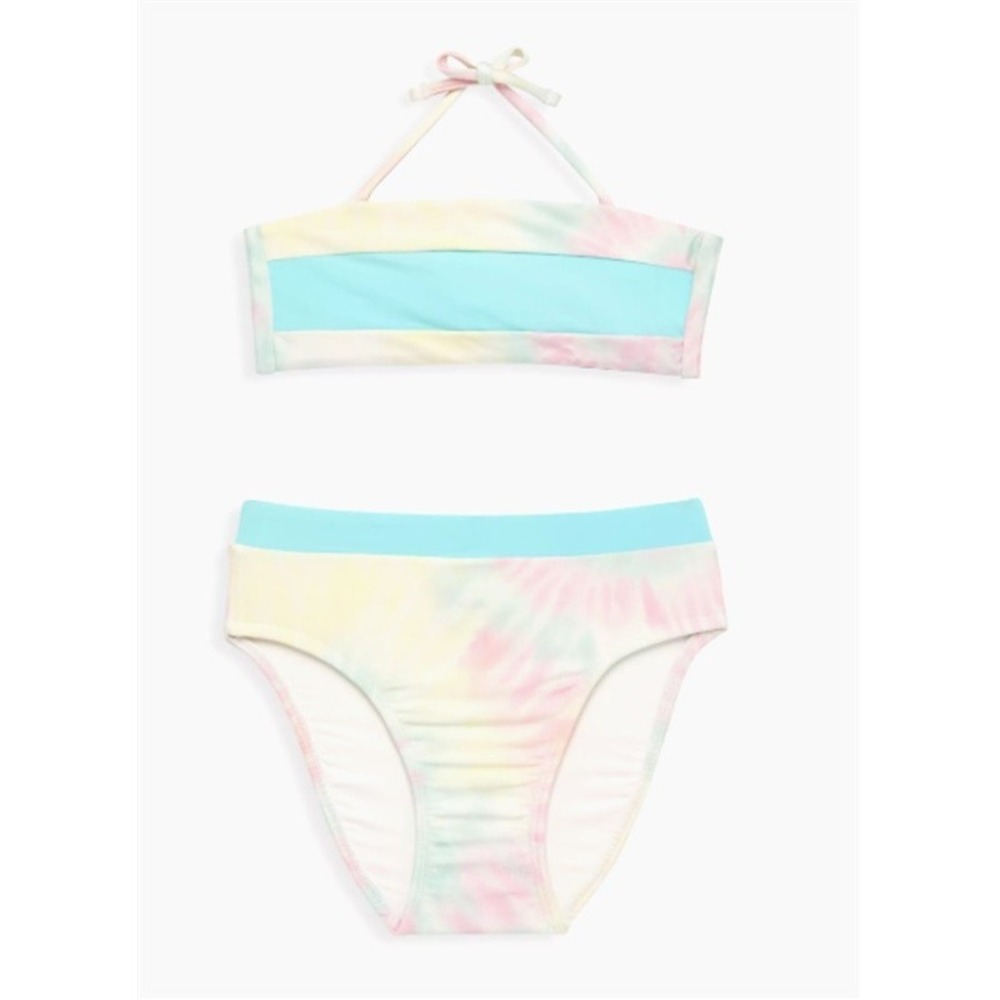 NWT PQ PIlyq 4 Girls Utopia Color Block Bikini Top & Bottom 116113